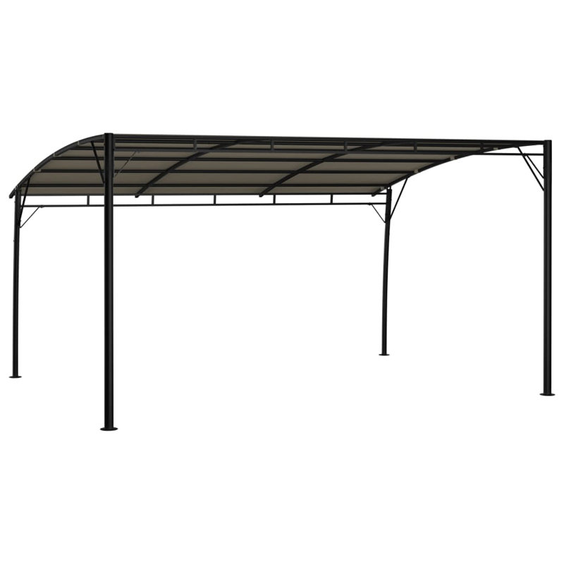 Pavillon de jardin avec auvent et auvent, H 13,1 pi x l 9,8 pi x L 7,4 pi