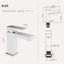 Single-Hole Single-handle Bathroom Faucet with Drain Assembly