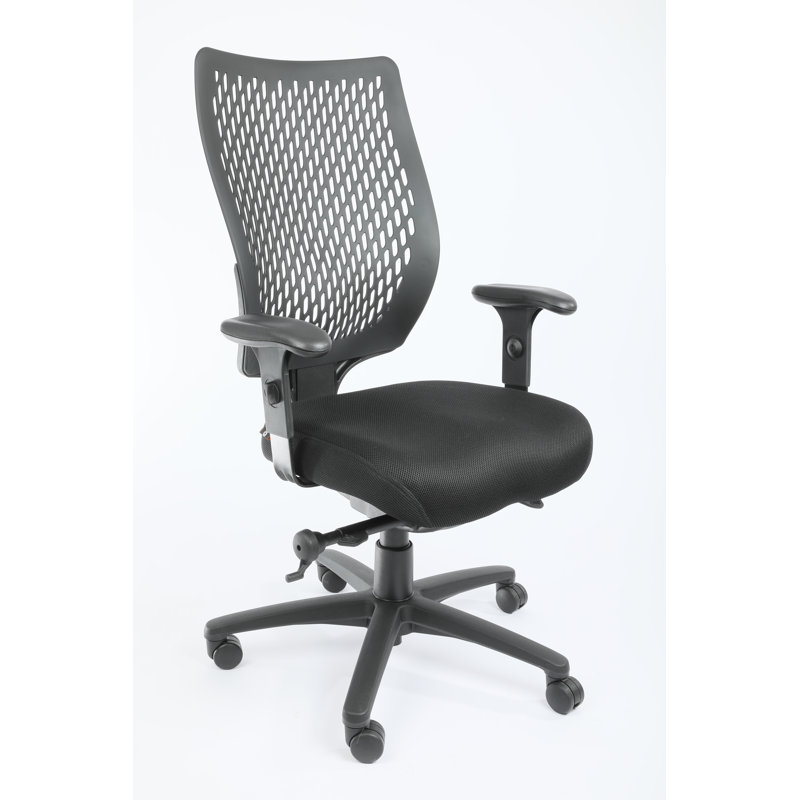Chaise de travail ergonomique à filet opérateur