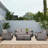Nazime Wicker 5 - Person Patio Conversation Set with Cushions-87655115-123686993