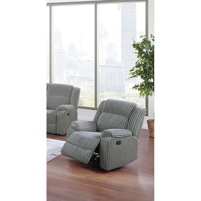Fauteuil inclinable 1 pièce Corduroy, Fumée