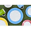 Waterside 16pc Multi Colour Band Porcelain Dinner Set