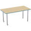 Table rectangulaire d'activité rectangulaire avec pieds réglables-49447492-99105923-99105924