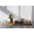 Devers Round Glass Votive Holders on Wood Tray, Set of 9-1236766976