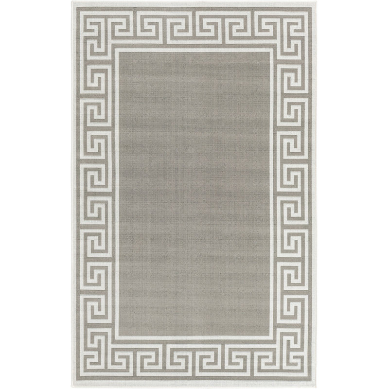 Tapis d'extérieur Ayton couleur pierre, Rectangle 4 pi x 6 pi