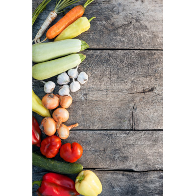 Légumes frais - photographie sur toile tendue