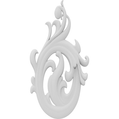 Fayette H W D Composite Rosette Applique