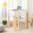 Kids 2 Piece Rectangular Arts And Crafts Table and Chair Set