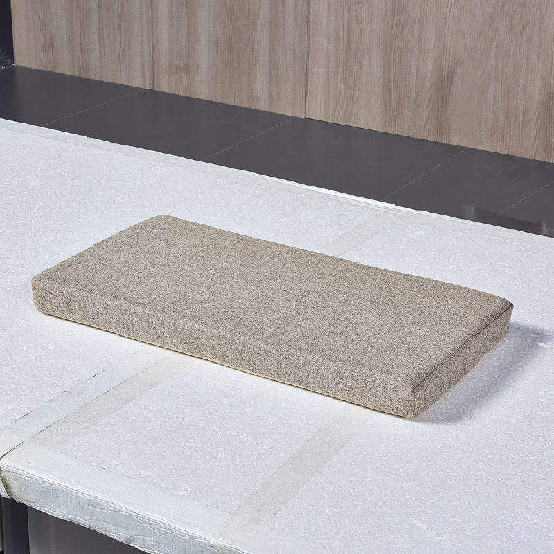 Piano Bench Cushion For Indoor Shoe Storage Non Slip Picnic Bench Pad