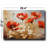 Red And White Wildflower Canvas Wall Art