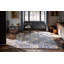 Morris Hand Tufted Wool Floral Area Rug in Blue-63003951