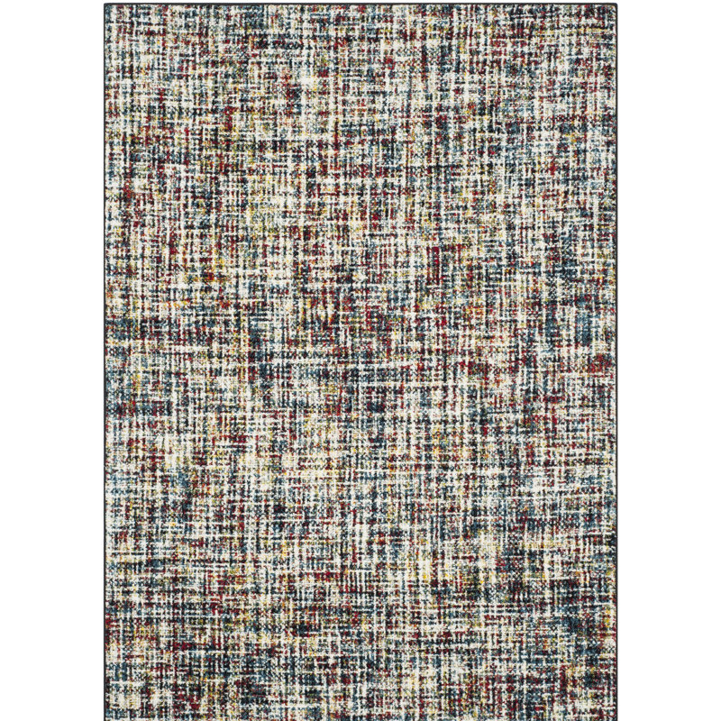 Tapis à motif abstrait Hattan, Rectangle 2 pi 7 po x 5 pi