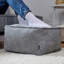 icon Amara Chenille Bean Bag Pouffe Natural-105999011