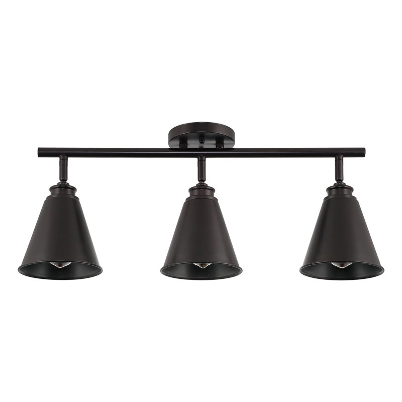 Ellis 27'' 3 -Light Fixed Track Track Kit with Dimmable and Adjustable Head