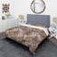 Ensemble de housse de couette à feuilles tropicales mid-century-40702016