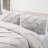 Double Brushed Pleated Duvet Cover Set-1138808774-1138794258