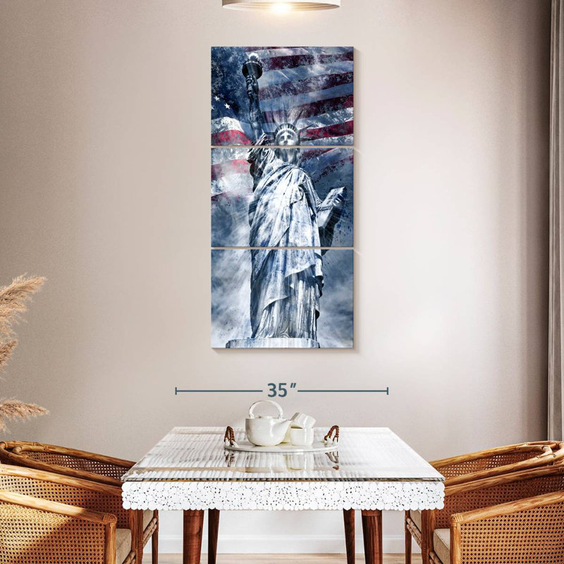 Statue de la liberté moderne, H 52 po x l 24 po