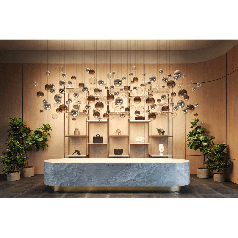 Lodes Random Solo 14 Suspension Lamp Low-V, Clear