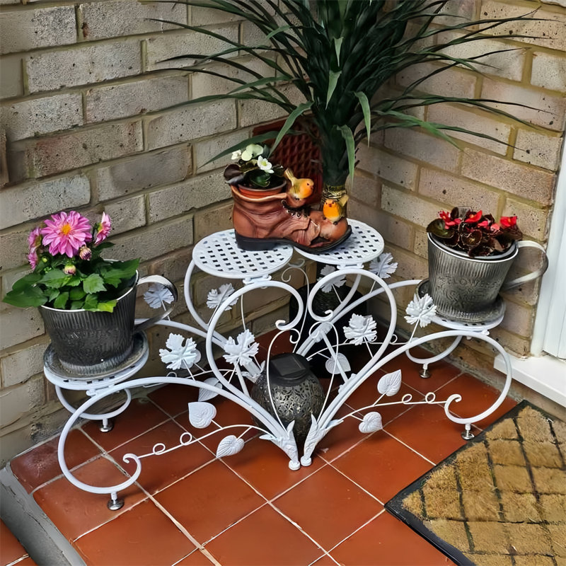 Senter Plant Stand - Set of 2, White