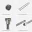 Circular Single Hole Bathroom Faucet with Drain Assembly-63898563