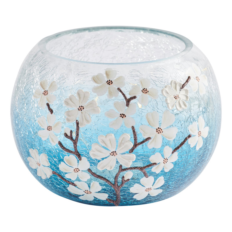 Éclairage bol 4,4 "H Dogwood Dreams