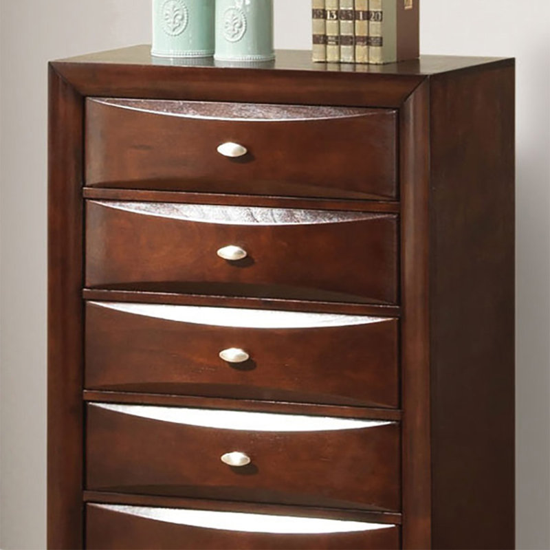 Houchins 5-Drawer Chest, Espresso