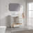 Freestanding Single Basin Bathroom Vanity, With 2 Handle Sets