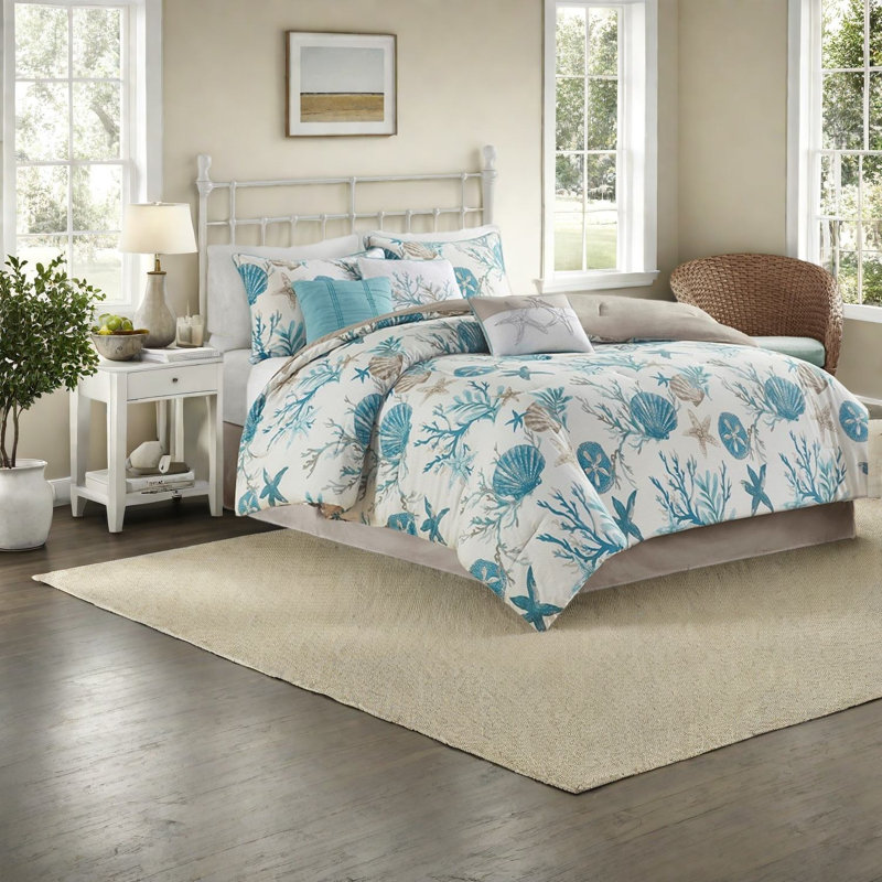 Ensembles de literie luxueux en satin de coton turquoise pour chambre à coucher