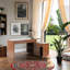 Bureau de direction en forme de L de 55,1 po de hauteur, bureau à hauteur réglable avec tiroirs de rangement et armoire