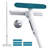 Water Spray Window Cleaning Squeegee with Retractable Handle Window Glass Door Scrubber Cleaner