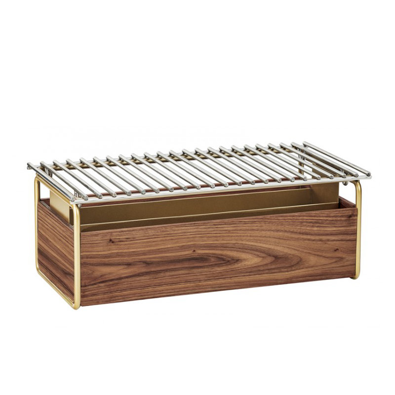 Mid-Century Chafer Alternative - 12" X 22", Brass