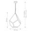 Wells 1 - Light Polished Nickel Geometric Pendant-28213473