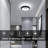 9.44" Acrylic&iron Led Flush Mount Ceiling Light