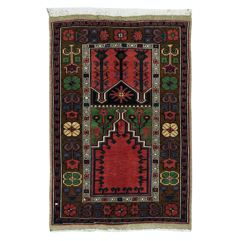 Tapis turc fait à la main. Tapis de prière Tapis de prière de luxe