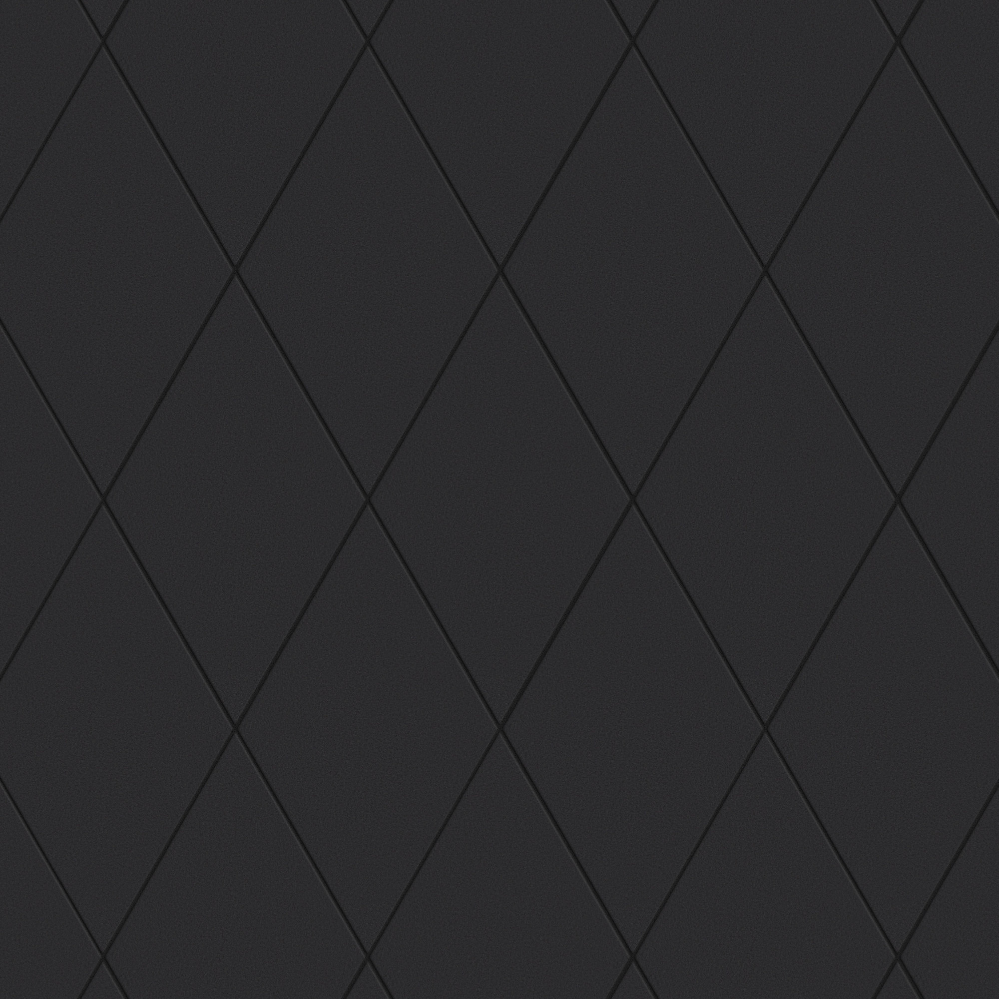Rhombus Smooth 6" x 10" Porcelain Wall & Floor Tile, Black