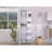 Corner Cabinet Womppi, Five Open Shelves, Single Door, White Finish-889853955