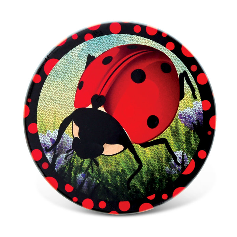 Dessous de verre coccinelle