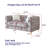 FX 61.25" W x 32.75" D x 30.25" H Chesterfield Button Tufted Velvet Sofa-129019537