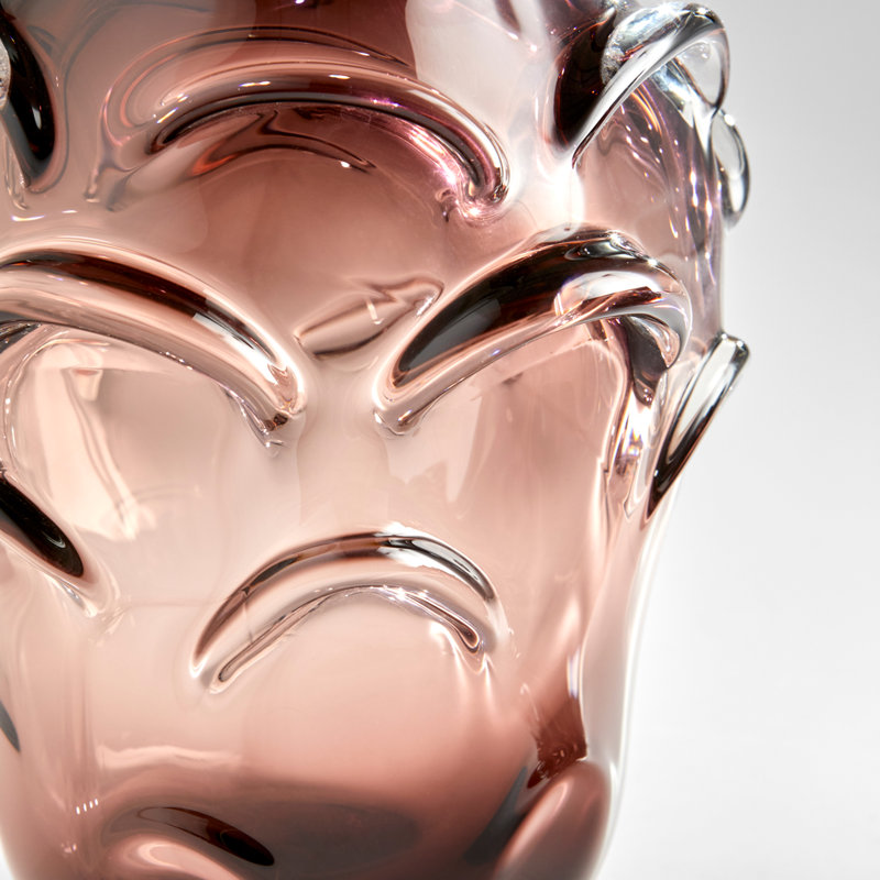 Lunaria Handmade Ceramic / Porcelain Table Vase, 12" H x 10" W x 10" D