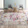 Christa Oriental Fuchsia/Ivory Area Rug