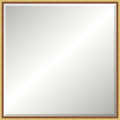 Distressed Gold Old World Mirror