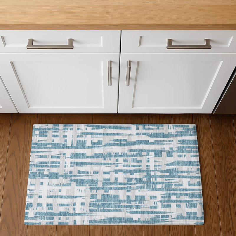 Premium Machine Washable Chelston AMF1849 Stripes Rug, Rectangle 1'8" x 2'6"