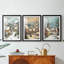 Christmas Holiday Art Dxxv - impression encadrée sur mesure de qualité supérieure - 3 pièces-1052676719-1052676718