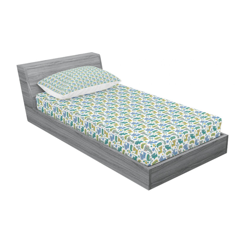 Microfiber Sheet Set, Twin Sheet Set with Fitted Sheet