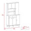 Kitchen Pantry, One Drawer, Multiple Cabinets, Two Open Shelves