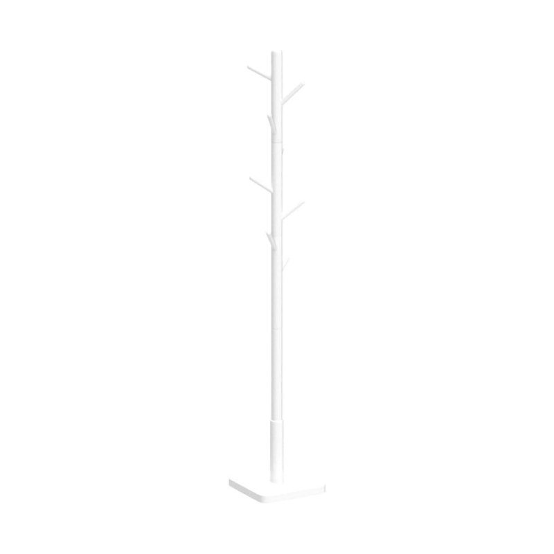 Rubberwood Freestanding 8 - Hook Coat Rack