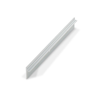 Moulure de baie en aluminium à finition polie mécanique 5/8 po Outwater avec trous, longueur 36 po (paquet de 4)