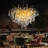 Akari Tree Branch Teardrop Chandelier Lighting, D24"