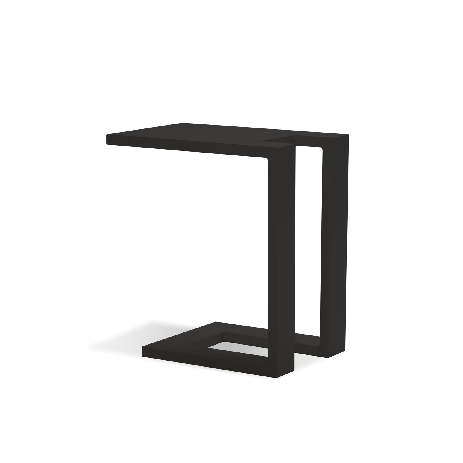 Marselia 13 " Patio Side Table, Black