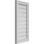 Évent à pignon fonctionnel en uréthane rectangulaire à fixation en surface, brun clair apprêté-113385959